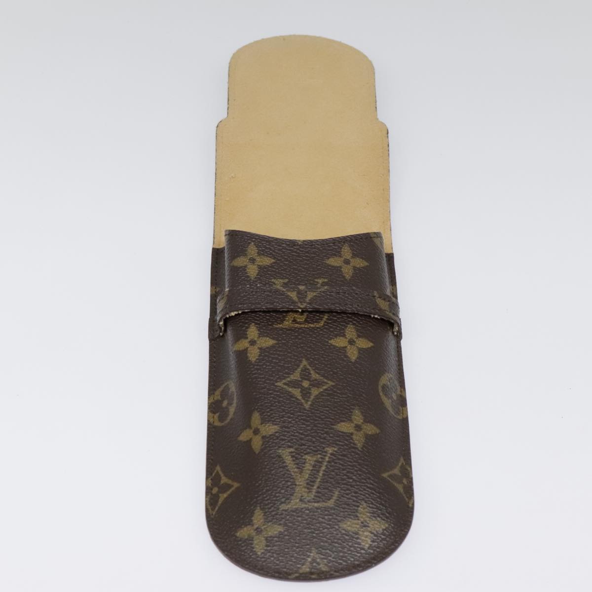 Louis Vuitton Glasses Case Brown Canvas Jewelleryset Jewelry