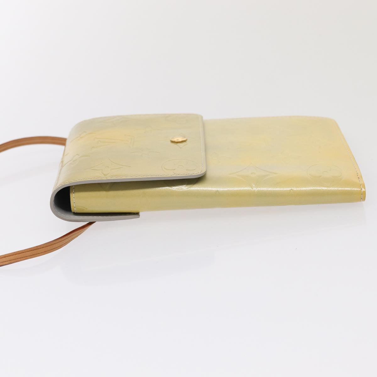 Louis Vuitton Walker Yellow Patent Leather Wallet