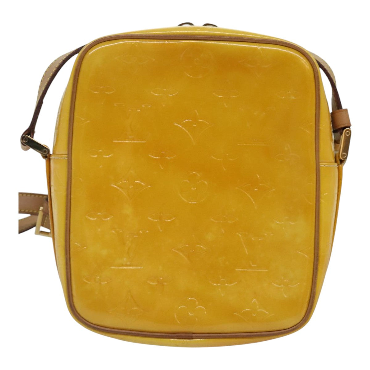 Louis Vuitton Wooster Yellow Patent Leather Shoulder Bag