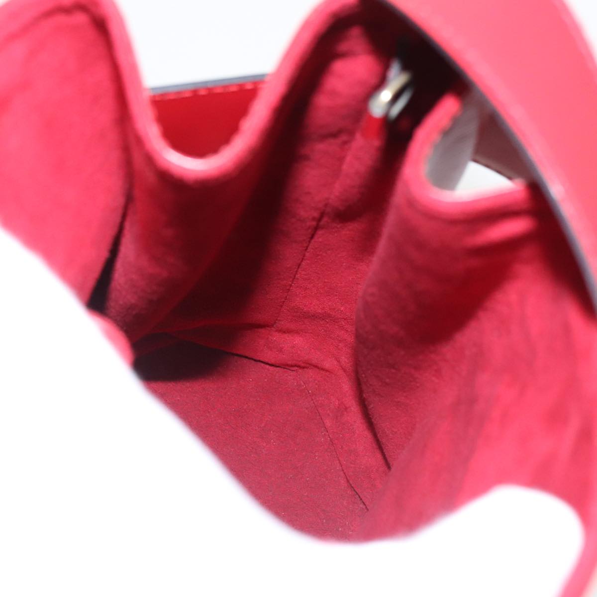 Louis Vuitton Sac D'épaule Red Leather Shoulder Bag
