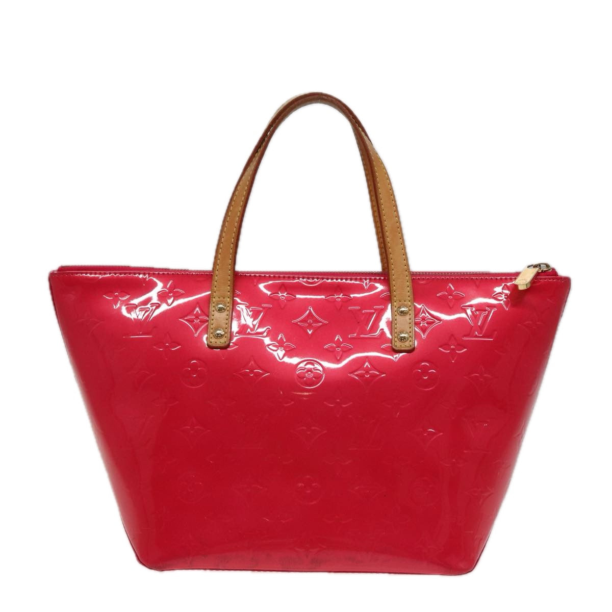 Louis Vuitton Bellevue Pink Patent Leather Handbag