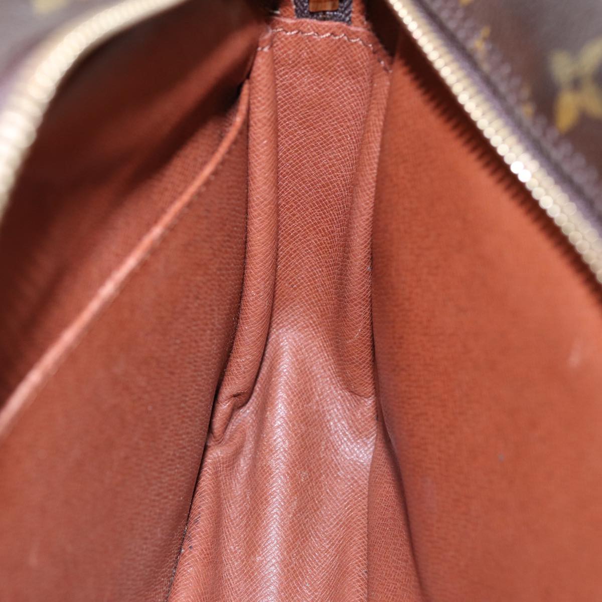 Louis Vuitton Compiegne 28 Brown Canvas Clutch Bag