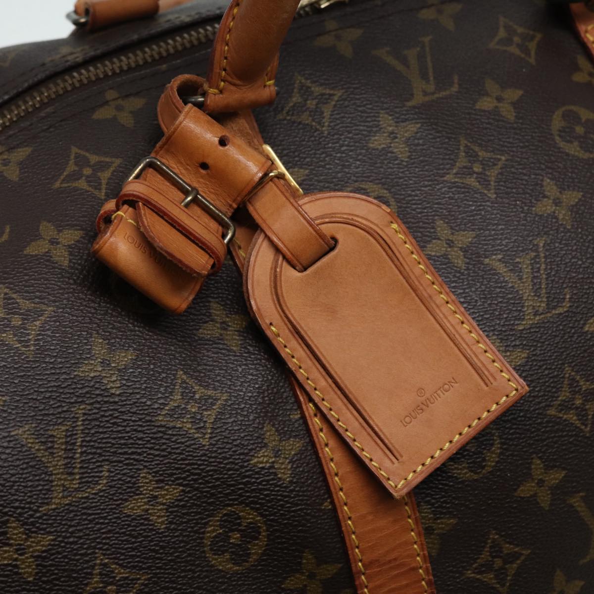 Louis Vuitton Keepall 60 Brown Canvas Travel Bag