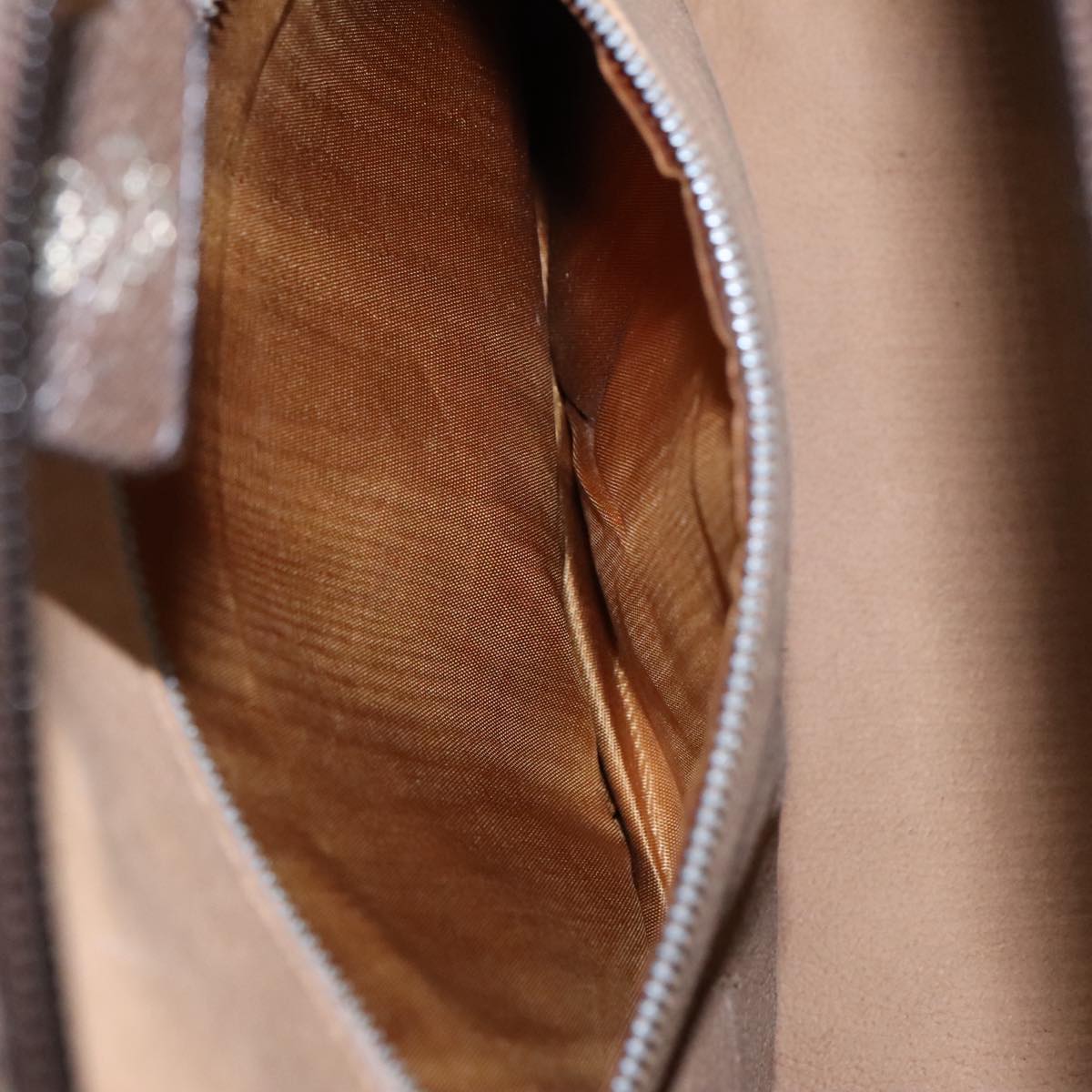 Gucci Sherry Beige Canvas Handbag
