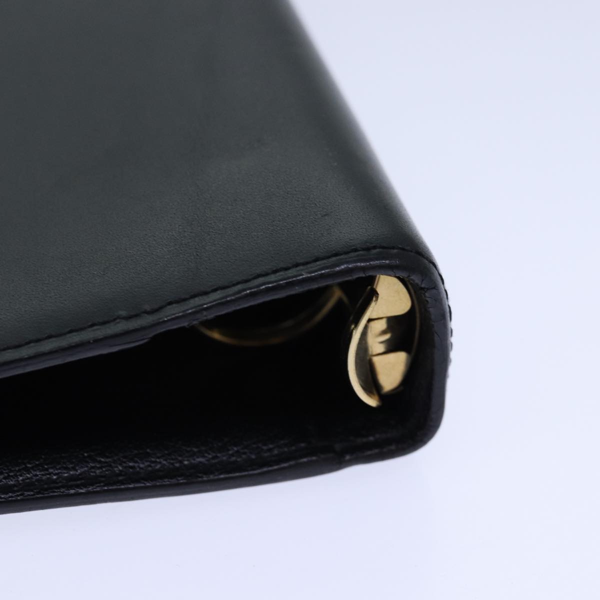 Louis Vuitton Agenda Mm Black Leather Wallet