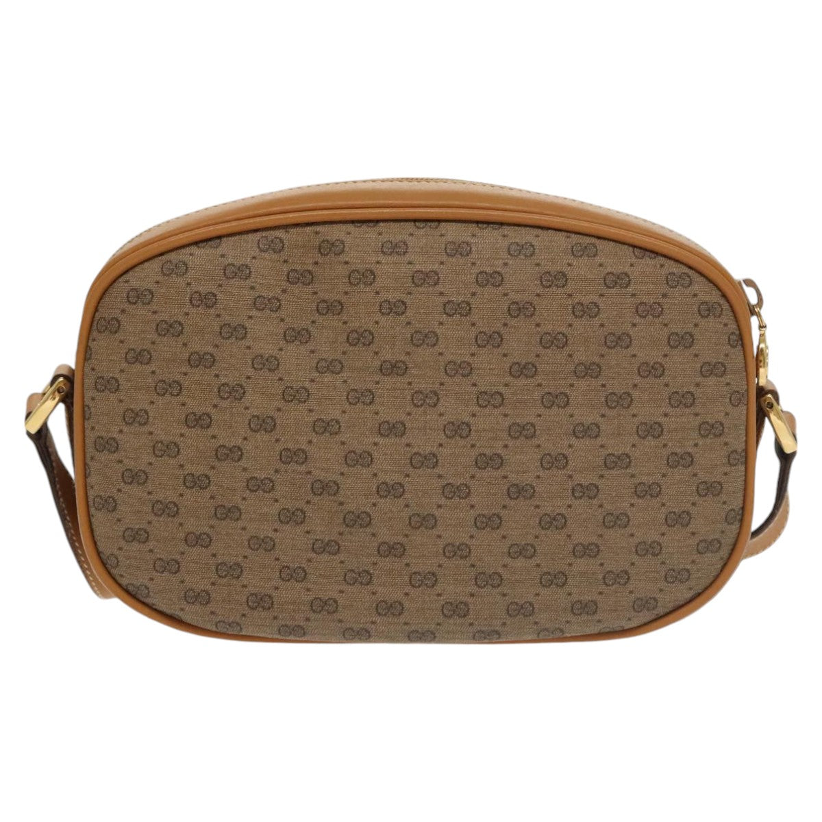 Gucci Micro Small Gg Canvas Brown Canvas Shoulder Bag