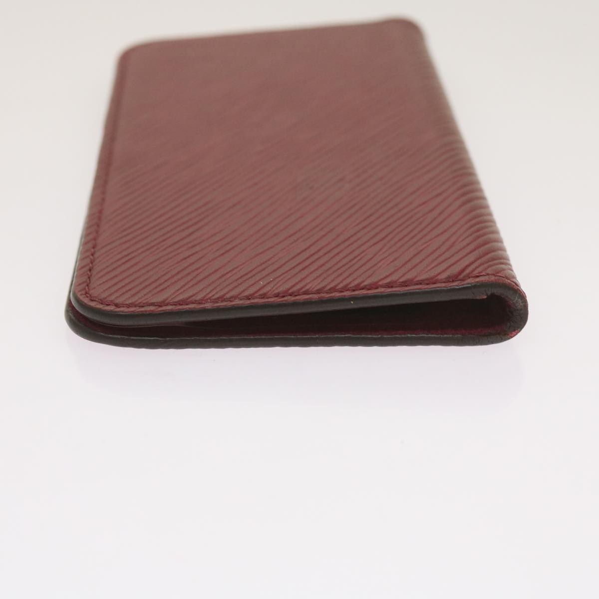 Louis Vuitton Iphone Case Burgundy Leather Phone Jewelry