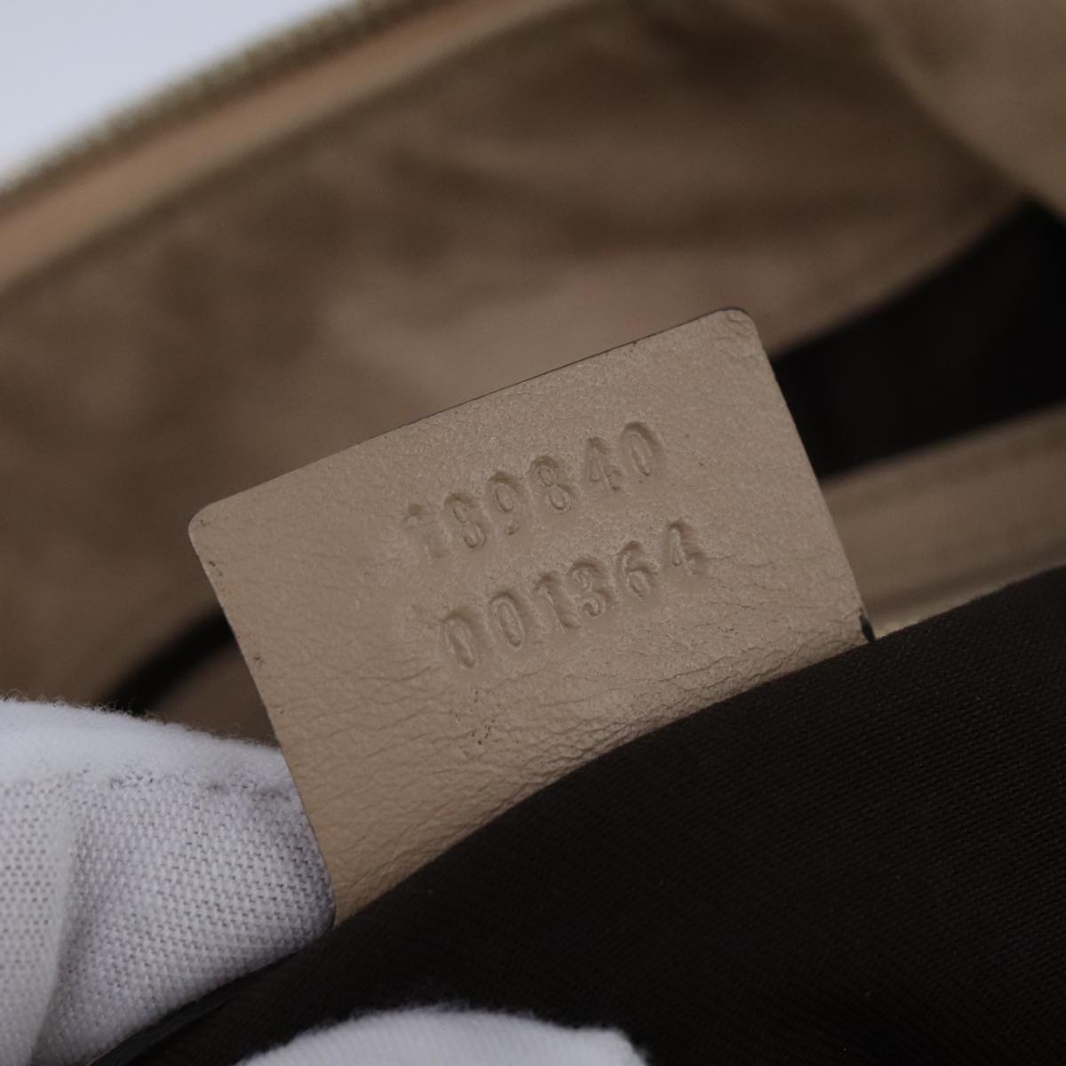 Gucci Hobo Beige Leather Shoulder Bag