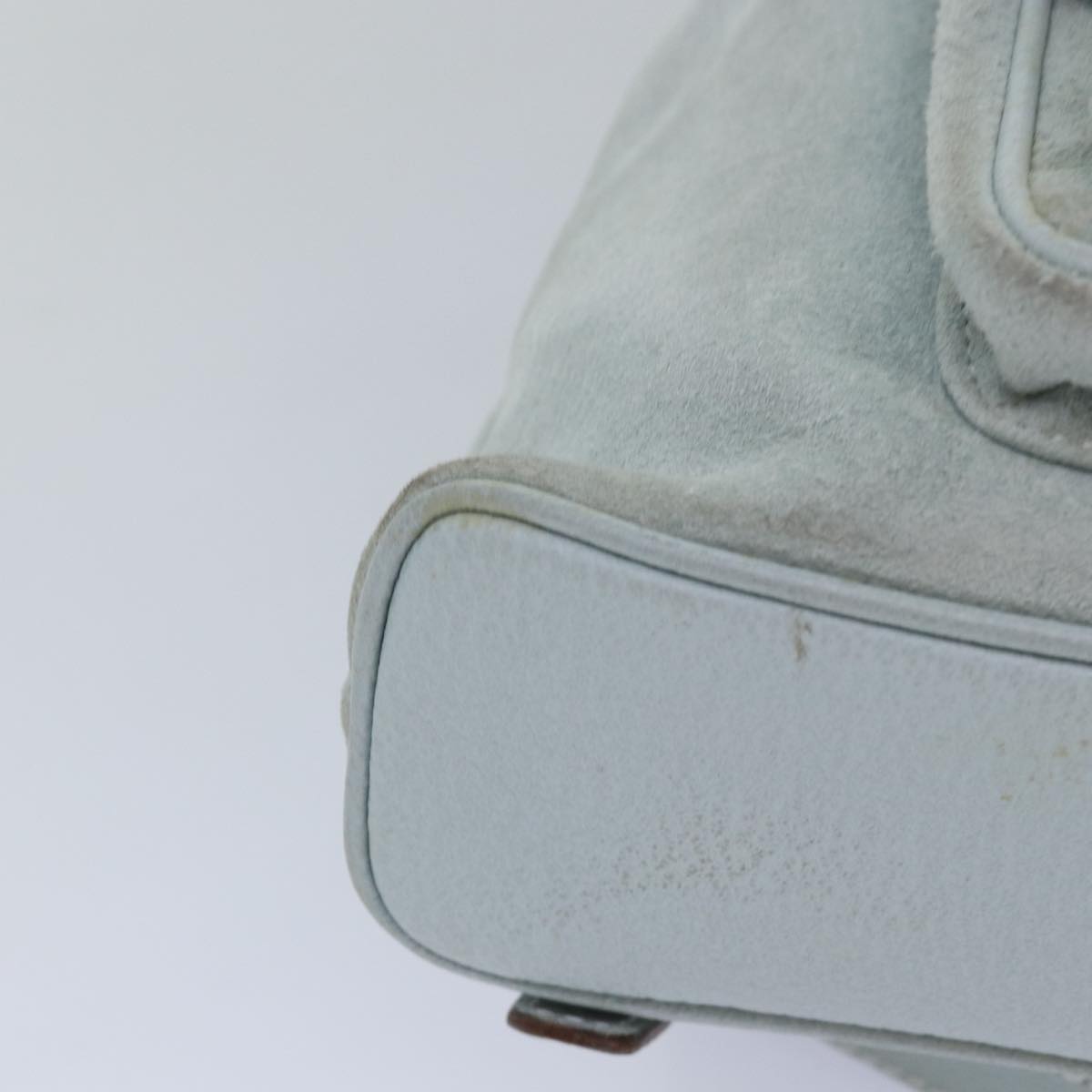 Gucci Bamboo Blue Suede Backpack Bag