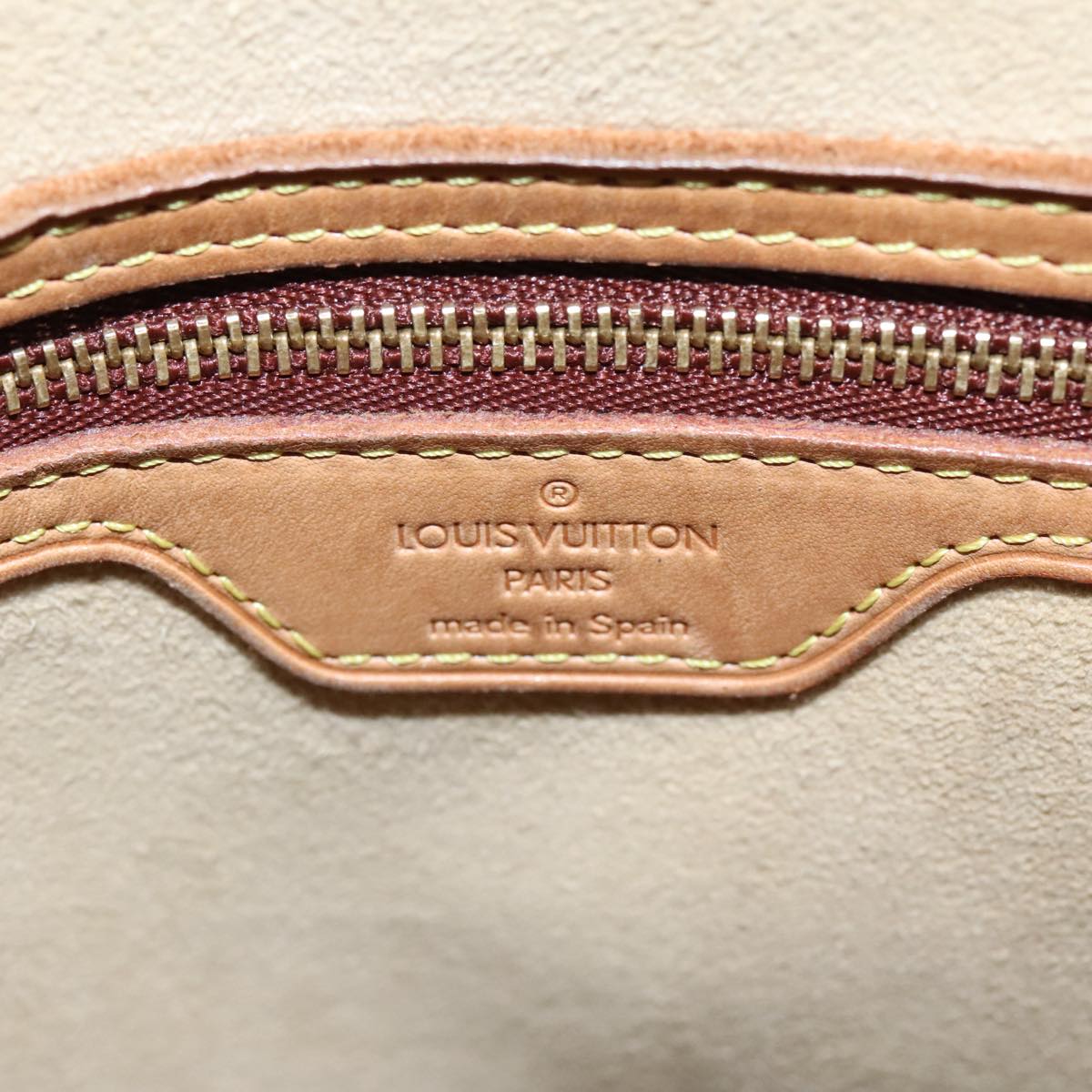 Louis Vuitton Looping Gm Brown Canvas Shoulder Bag