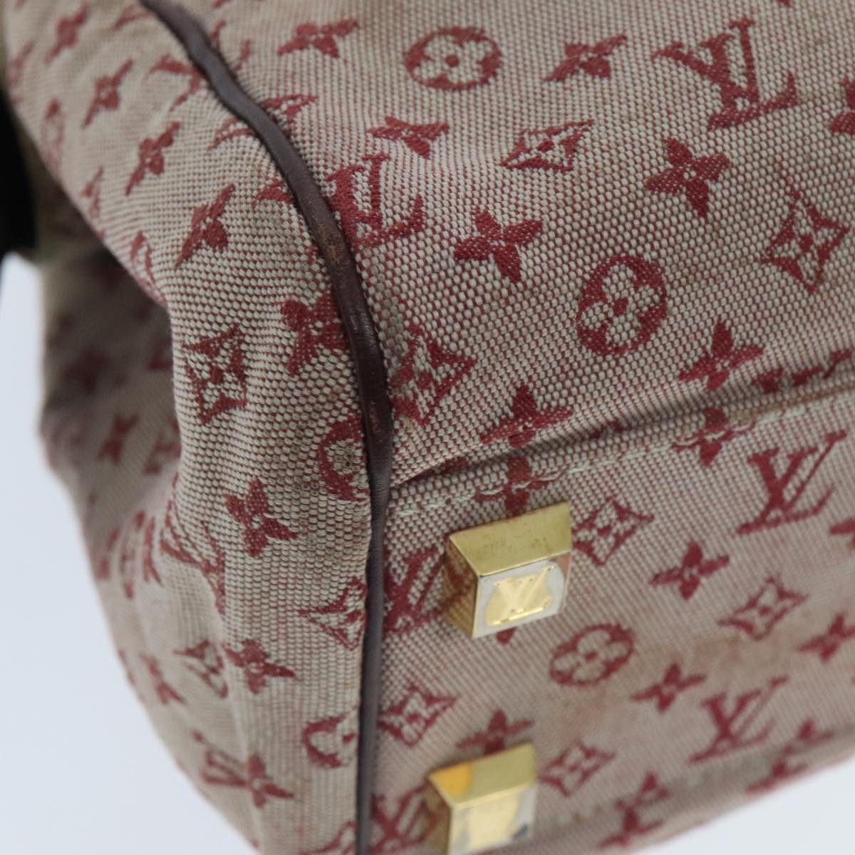 Louis Vuitton Josephine Red Canvas Handbag