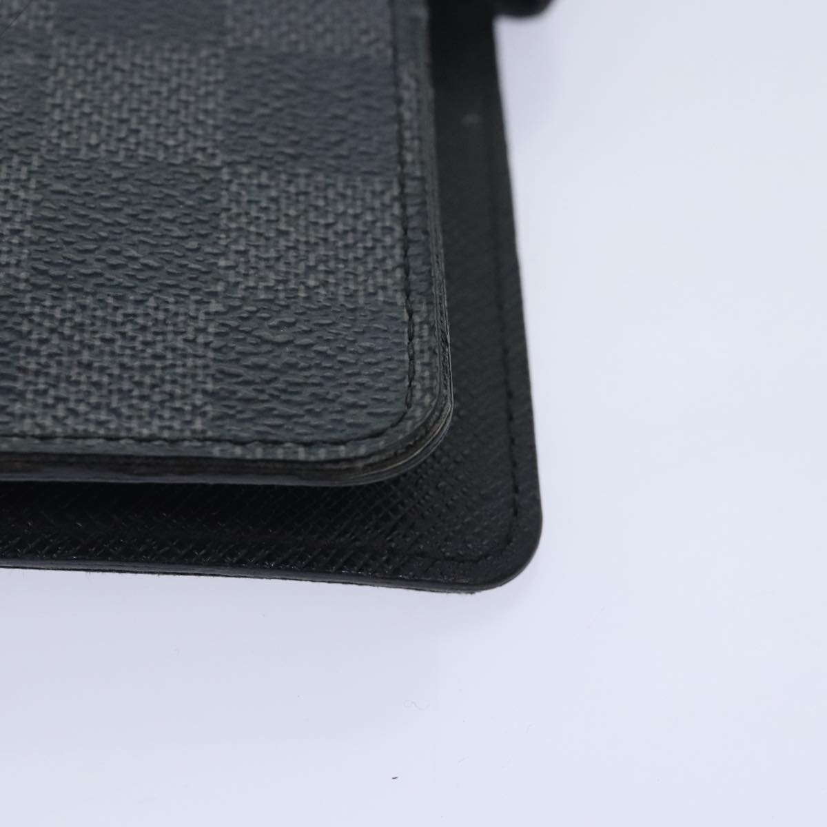 Louis Vuitton Agenda Cover Grey Canvas Wallet
