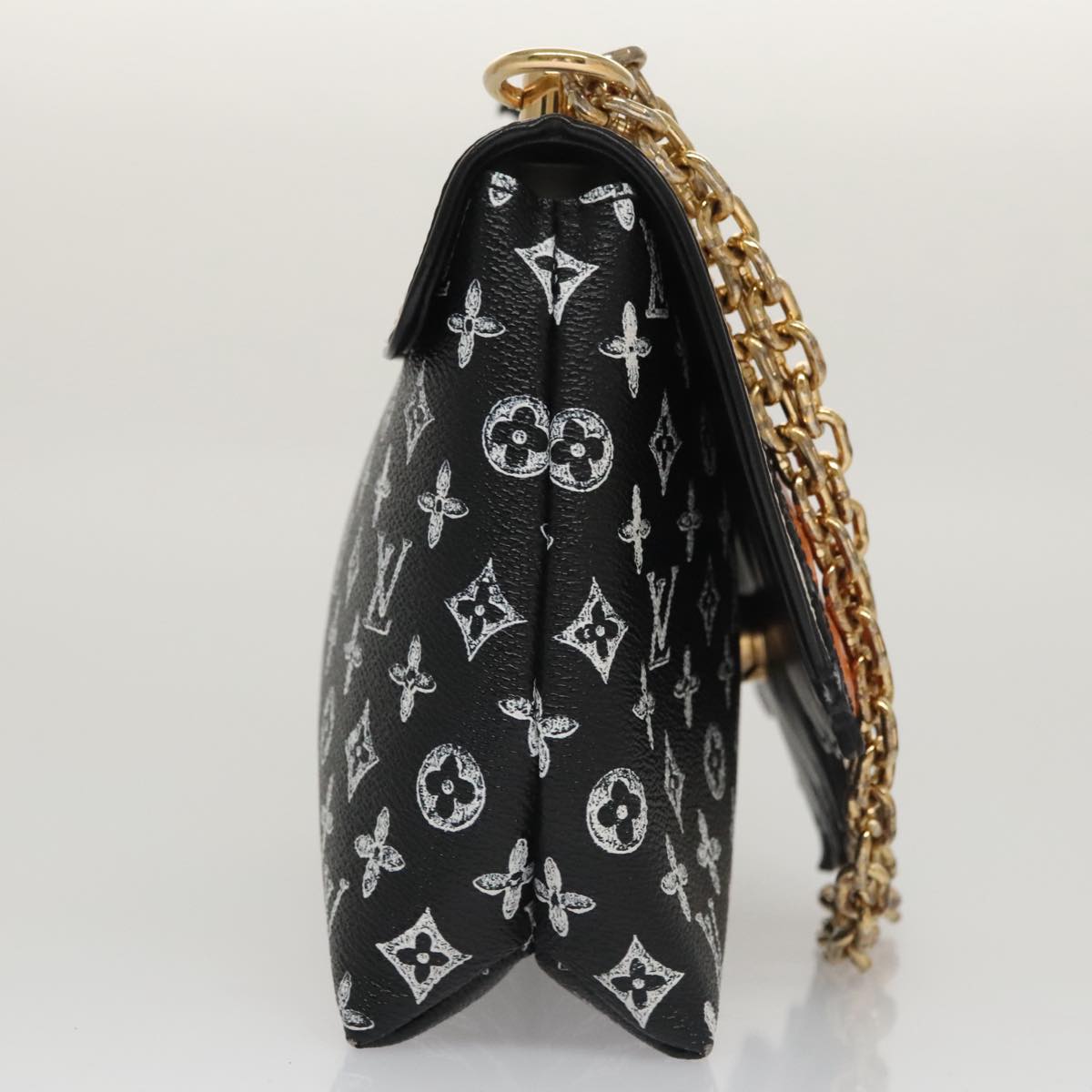 Louis Vuitton Black Canvas Shoulder Bag