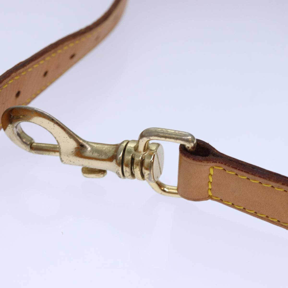 Louis Vuitton Bandoulière De Sac Beige Leather Bag Jewelry