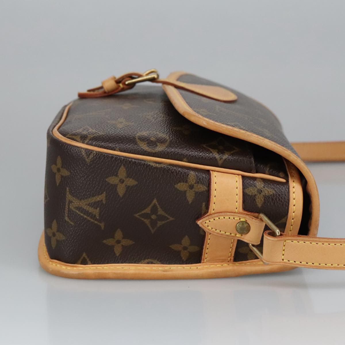 Louis Vuitton Sologne Brown Canvas Shoulder Bag