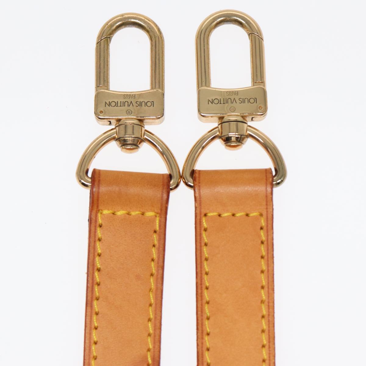 Louis Vuitton Bandoulière De Sac Beige Leather Bag Jewelry