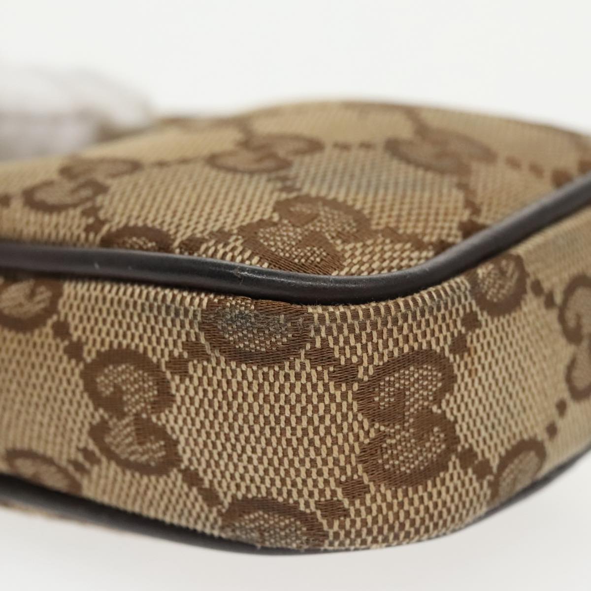 Gucci Gg Canvas Beige Canvas Clutch Bag