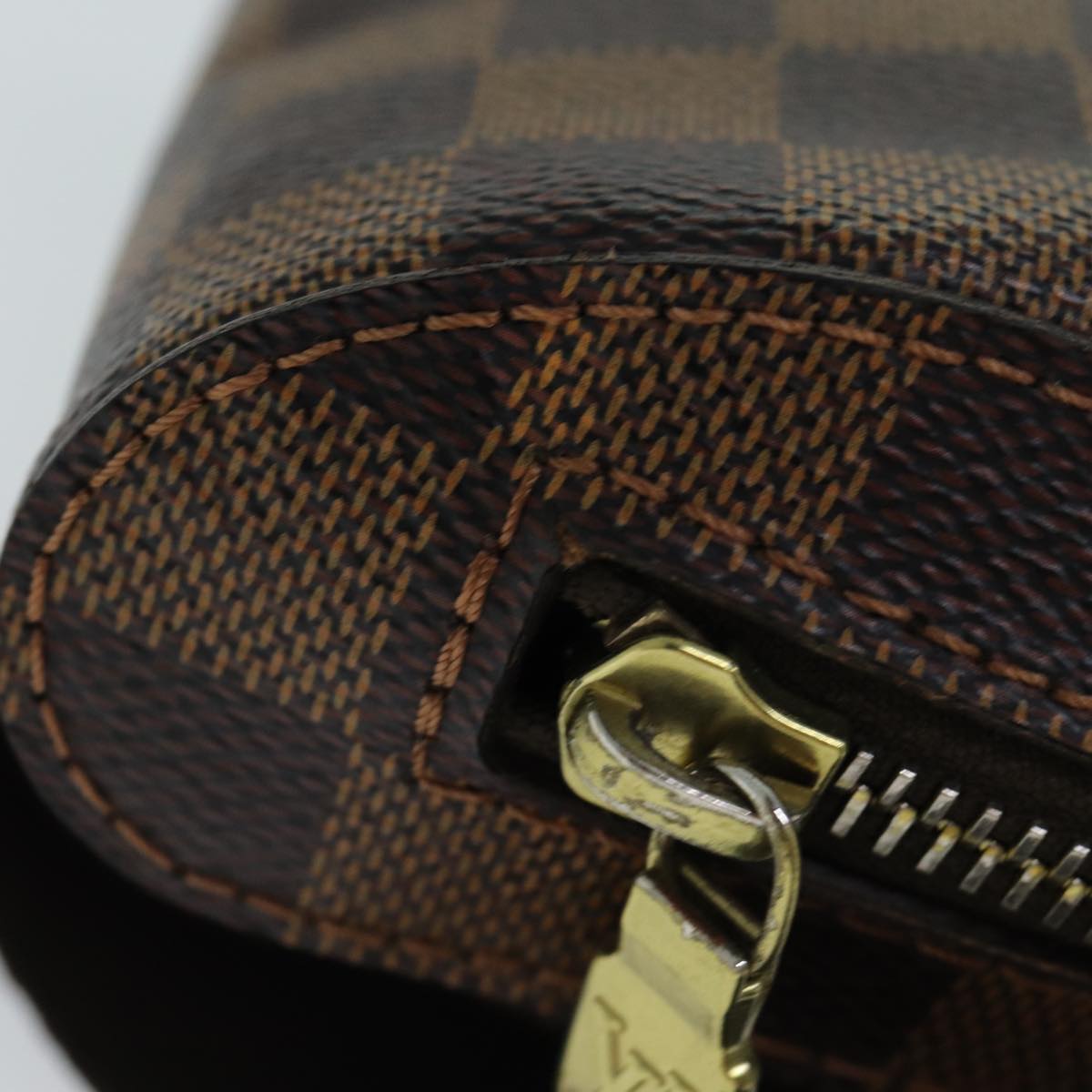 Louis Vuitton Geronimos Brown Canvas Shoulder Bag