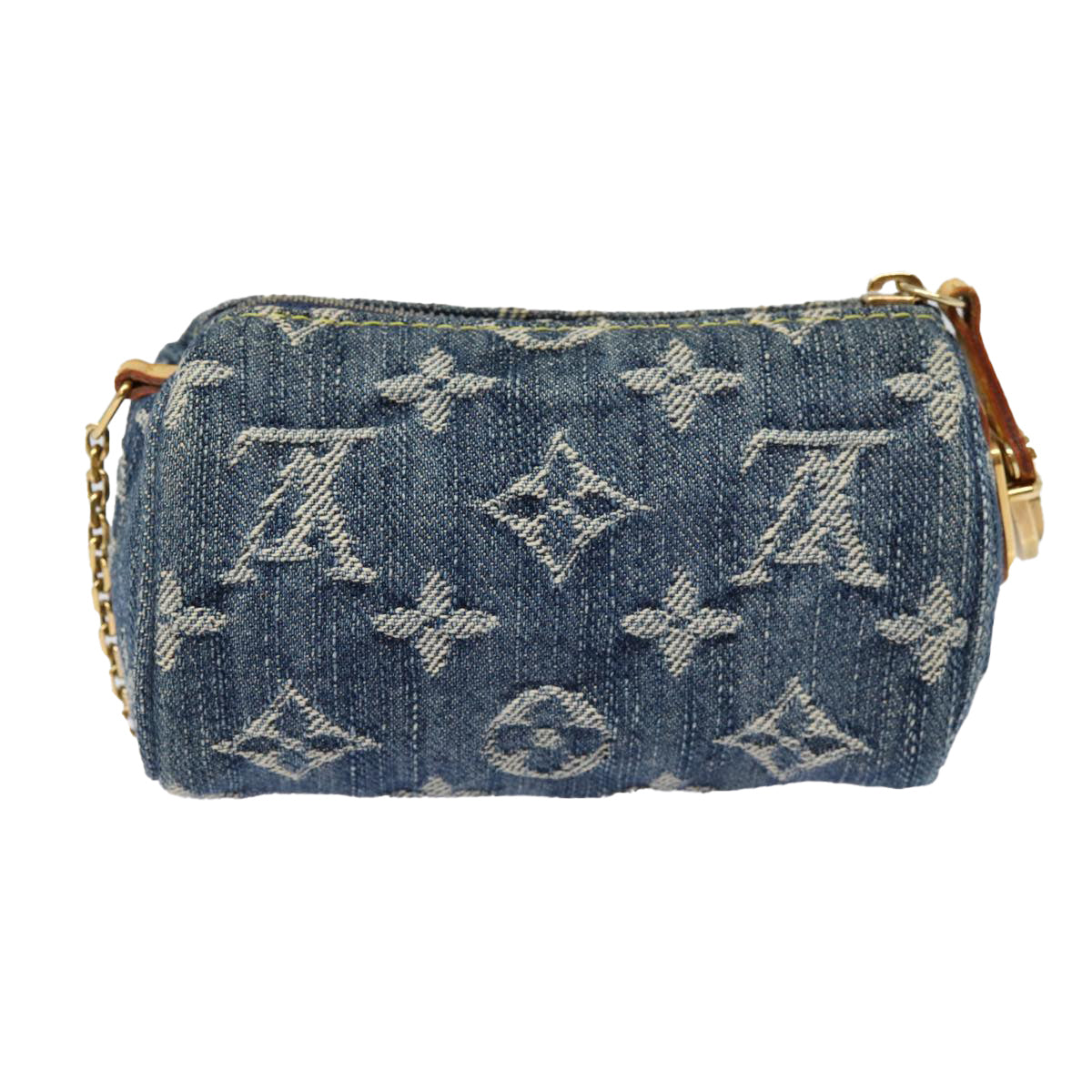 Louis Vuitton Trousse Pochette Blue Denim - Jeans Wallet