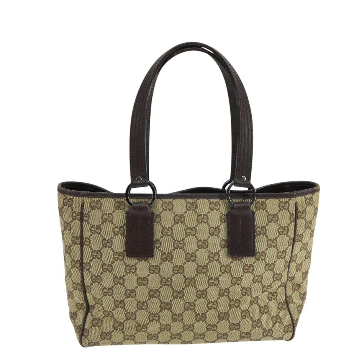 Gucci Gg Canvas Beige Canvas Handbag