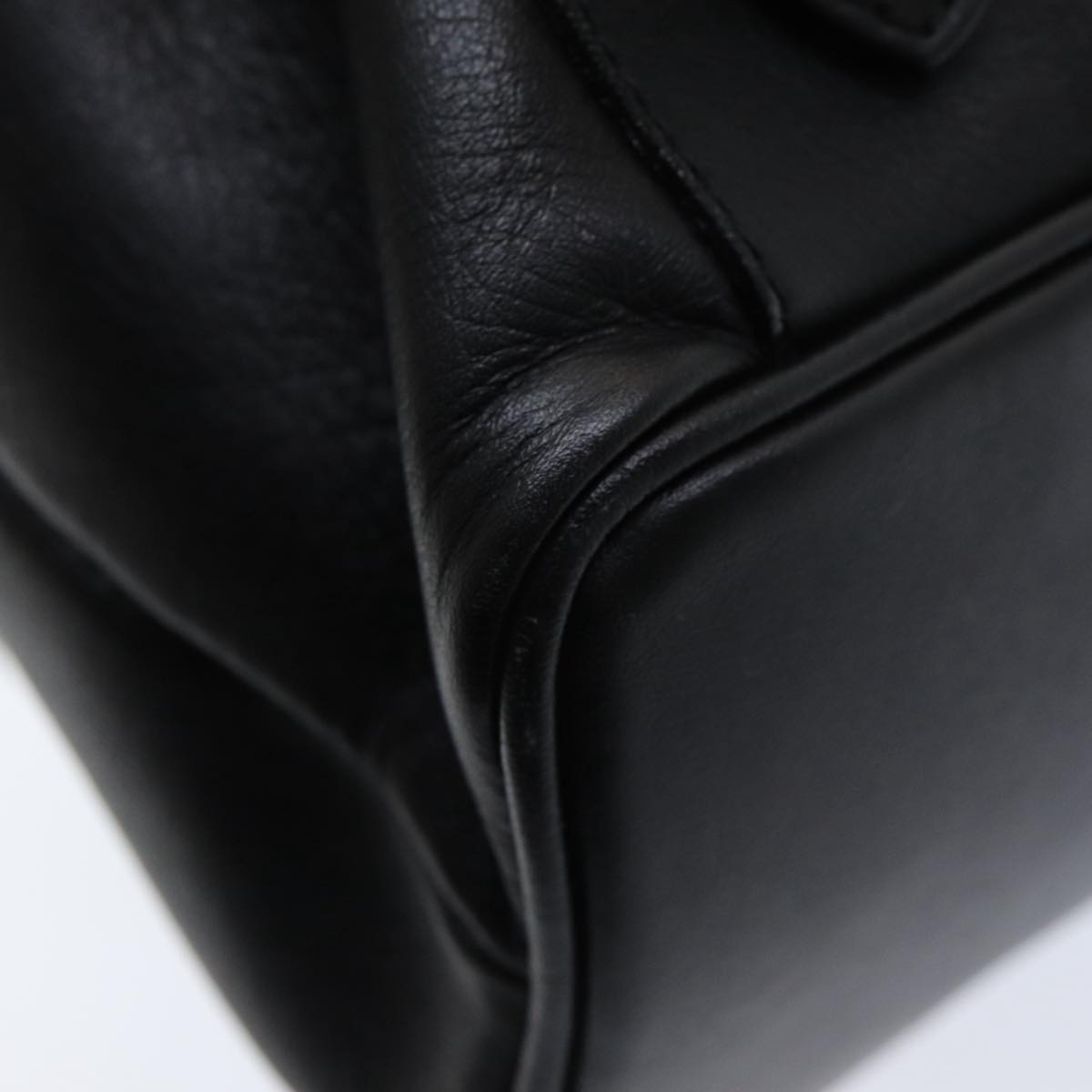 Gucci Bamboo Black Leather Backpack Bag