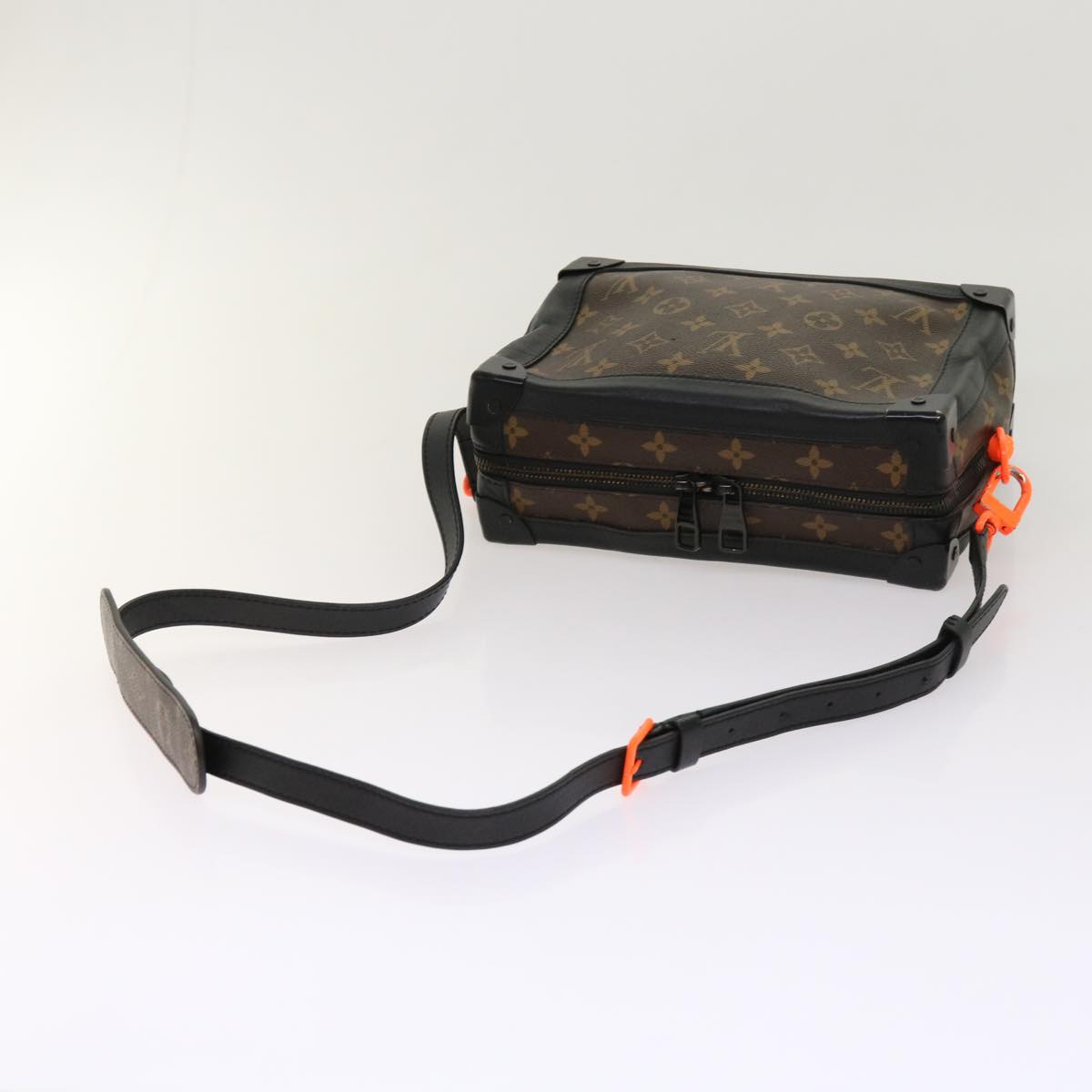 Louis Vuitton Trunk Brown Canvas Shoulder Bag
