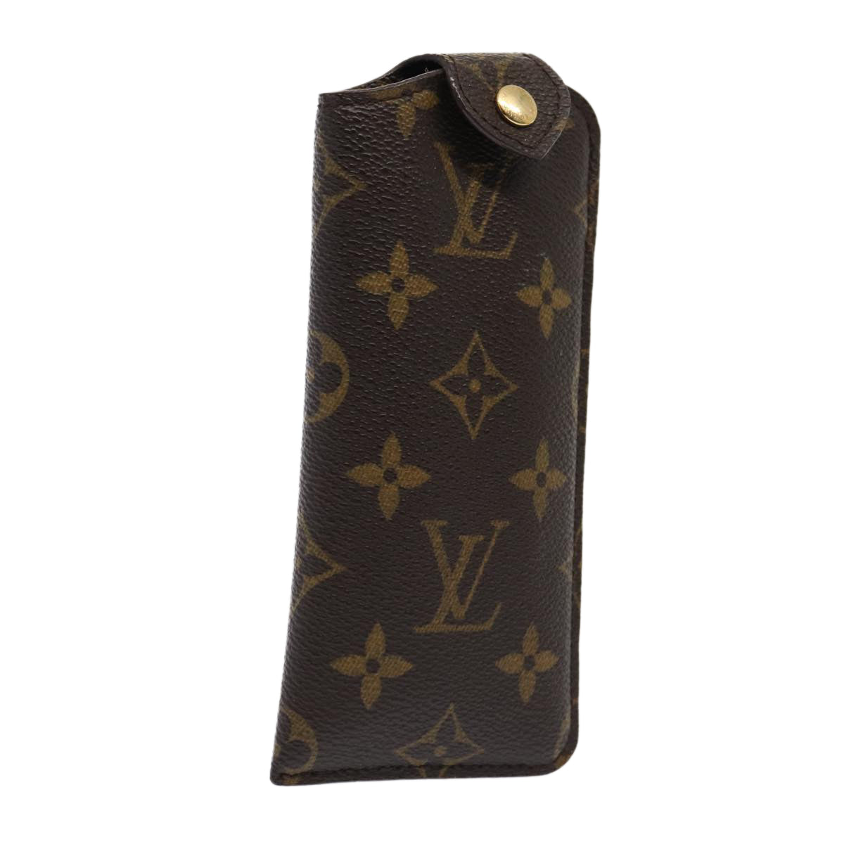 Louis Vuitton Glasses Case Brown Canvas Wallet