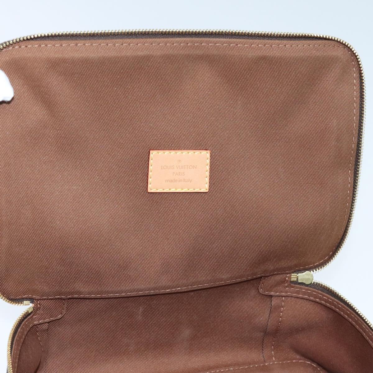 Louis Vuitton Cube Brown Canvas Clutch Bag