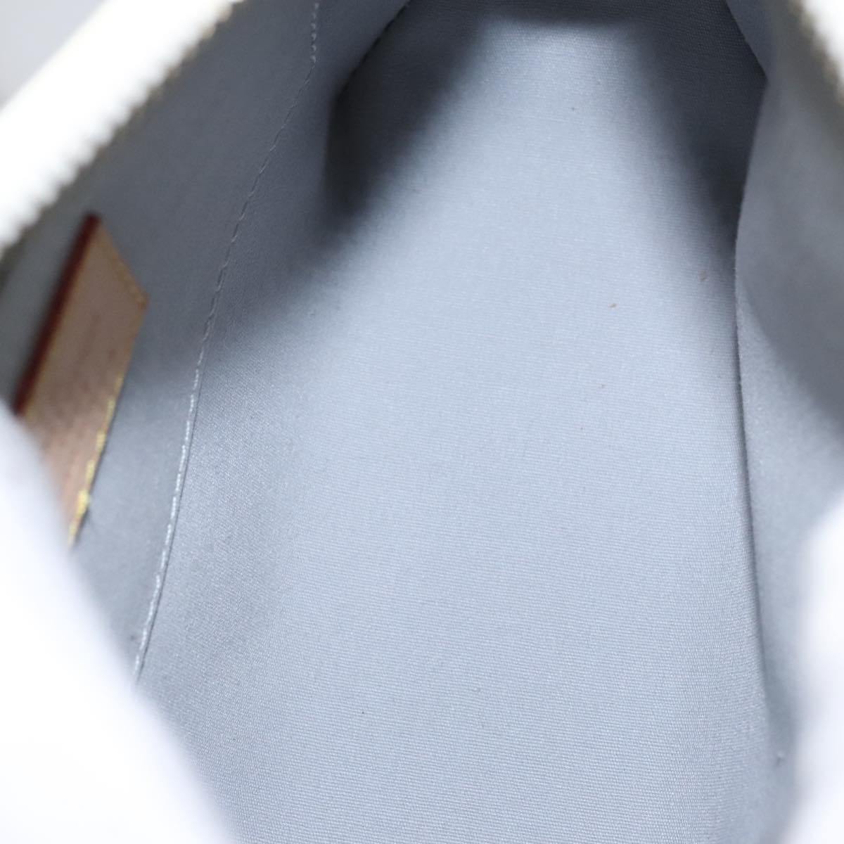 Louis Vuitton Minna White Patent Leather Shoulder Bag