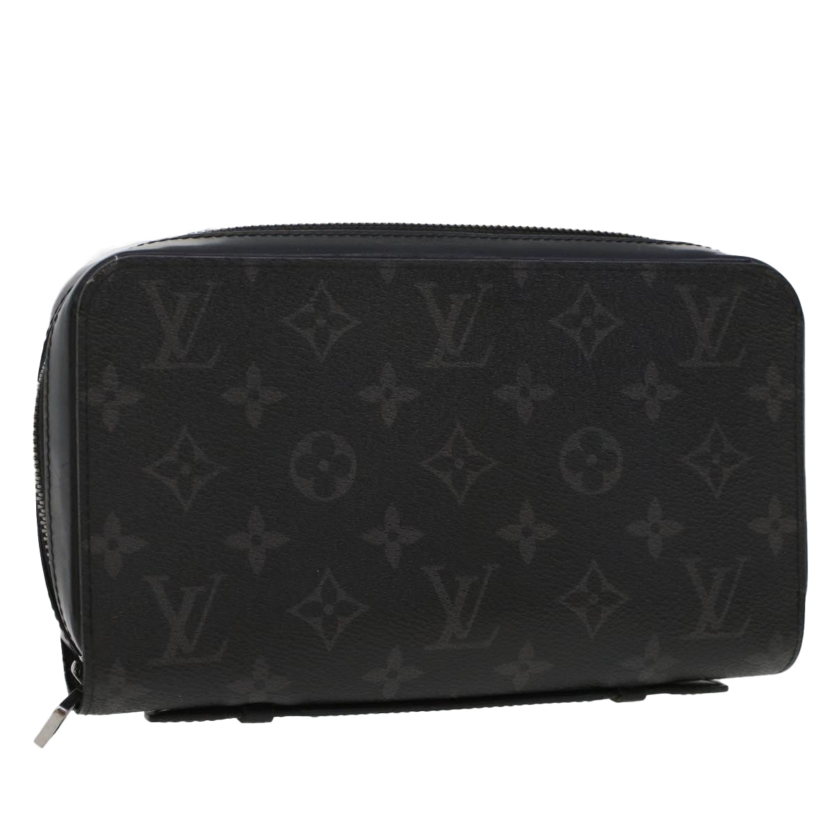 Louis Vuitton Zippy Xl Black Canvas Wallet