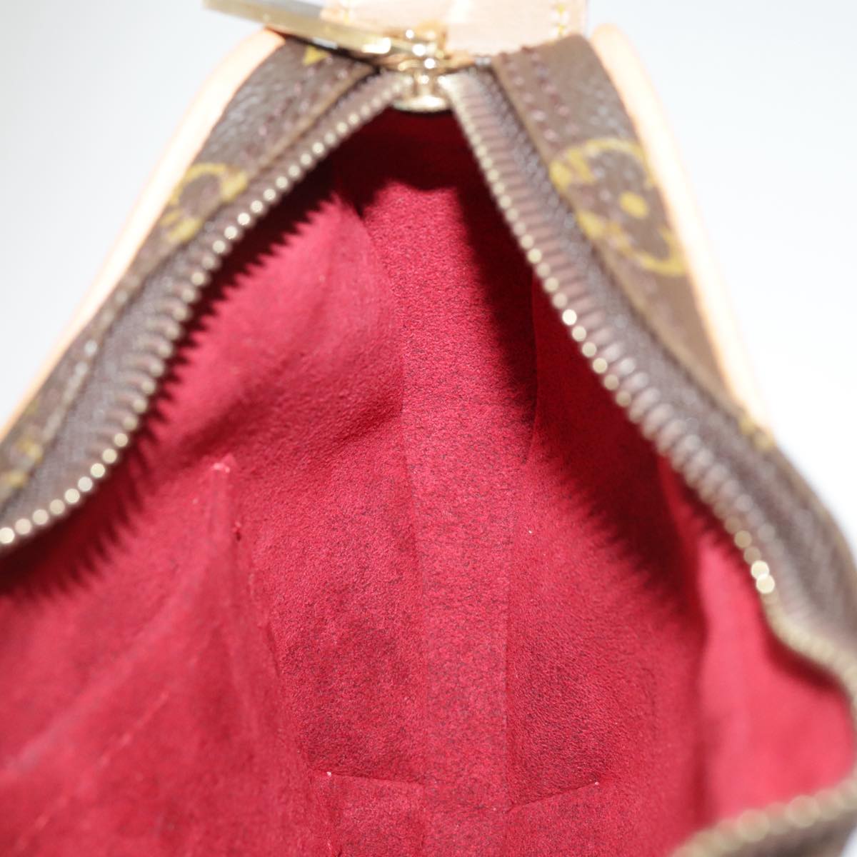 Louis Vuitton Croissant Brown Canvas Shoulder Bag