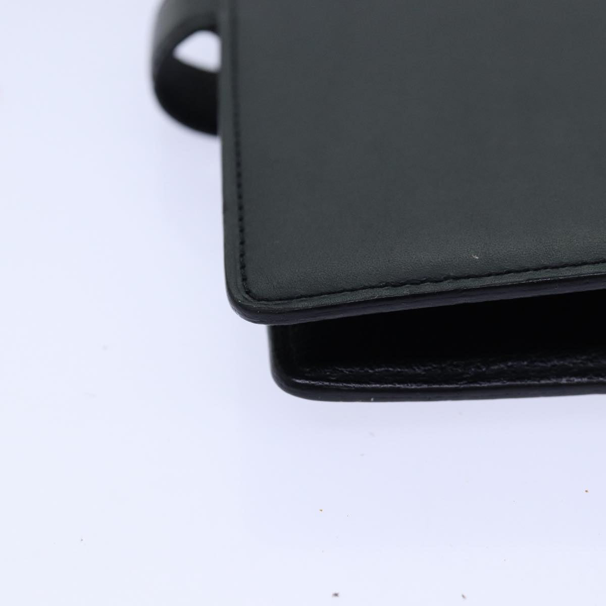 Louis Vuitton Agenda Mm Black Leather Wallet