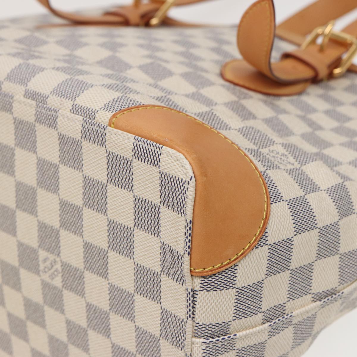 Louis Vuitton Hampstead White Canvas Tote Bag