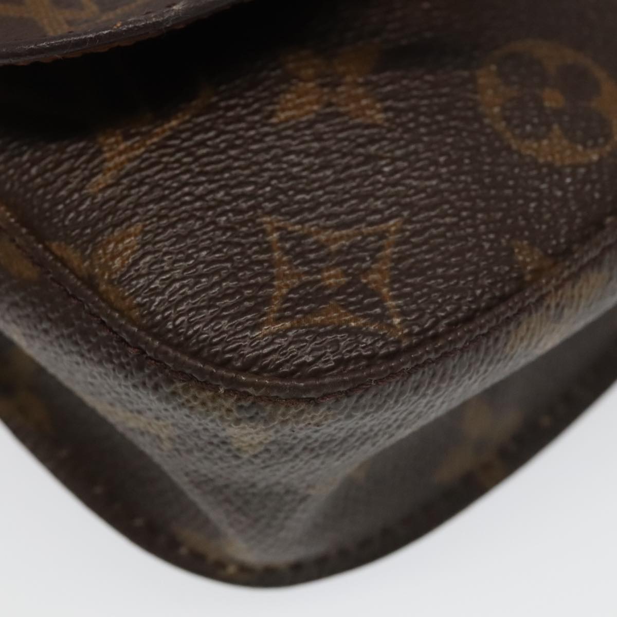Louis Vuitton Saint Cloud Brown Canvas Shoulder Bag
