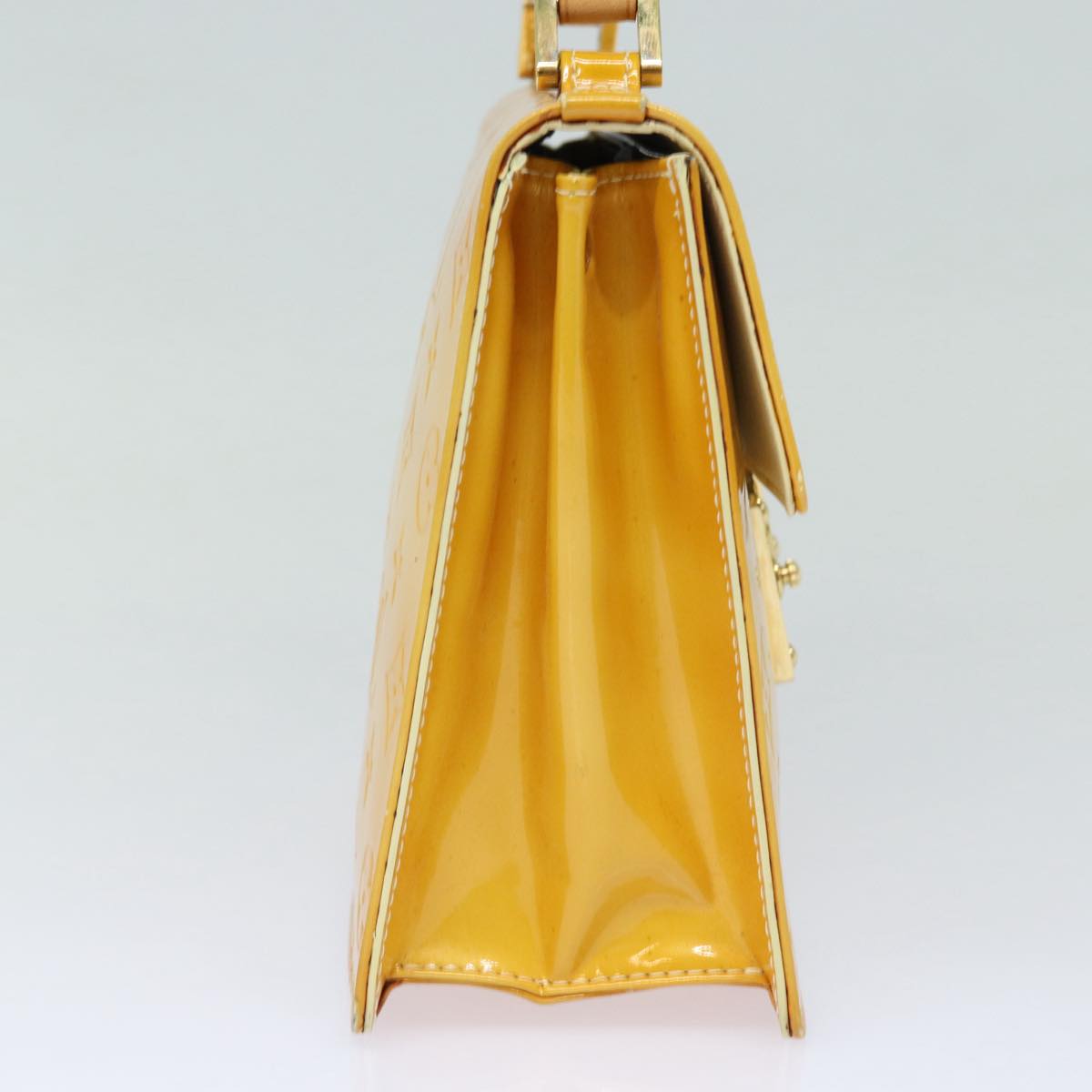 Louis Vuitton Spring Street Yellow Patent Leather Handbag