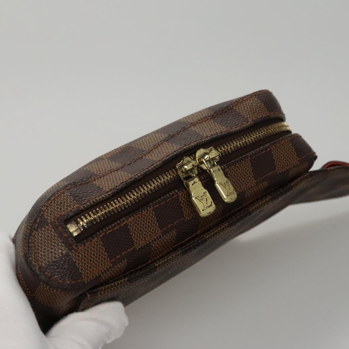 Louis Vuitton Geronimos Brown Canvas Shoulder Bag