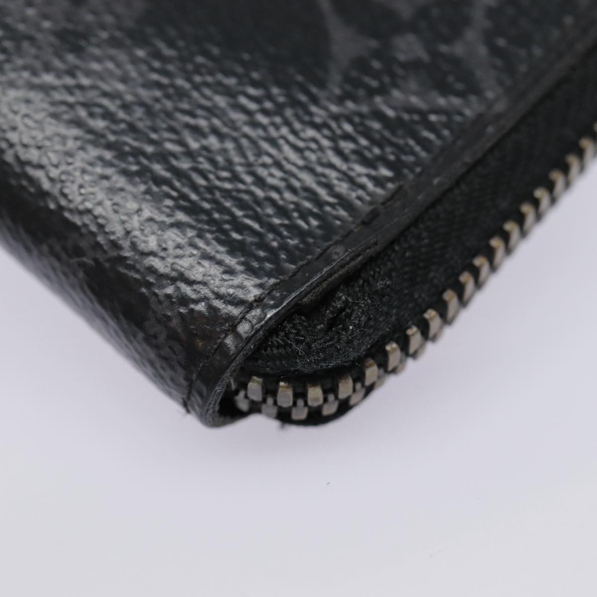 Louis Vuitton Porte Monnaie Jour Black Canvas Wallet