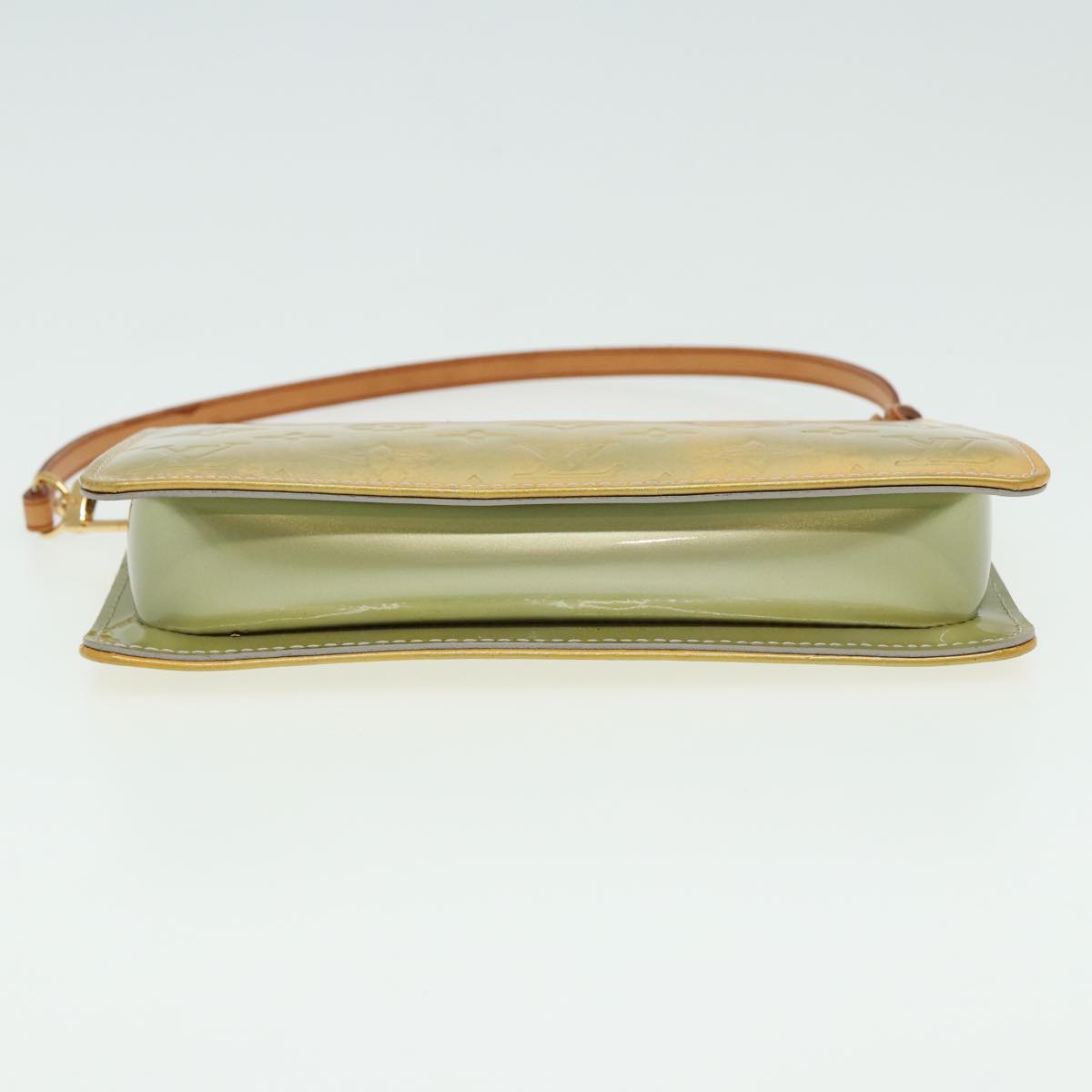Louis Vuitton Lexington Yellow Patent Leather Clutch Bag