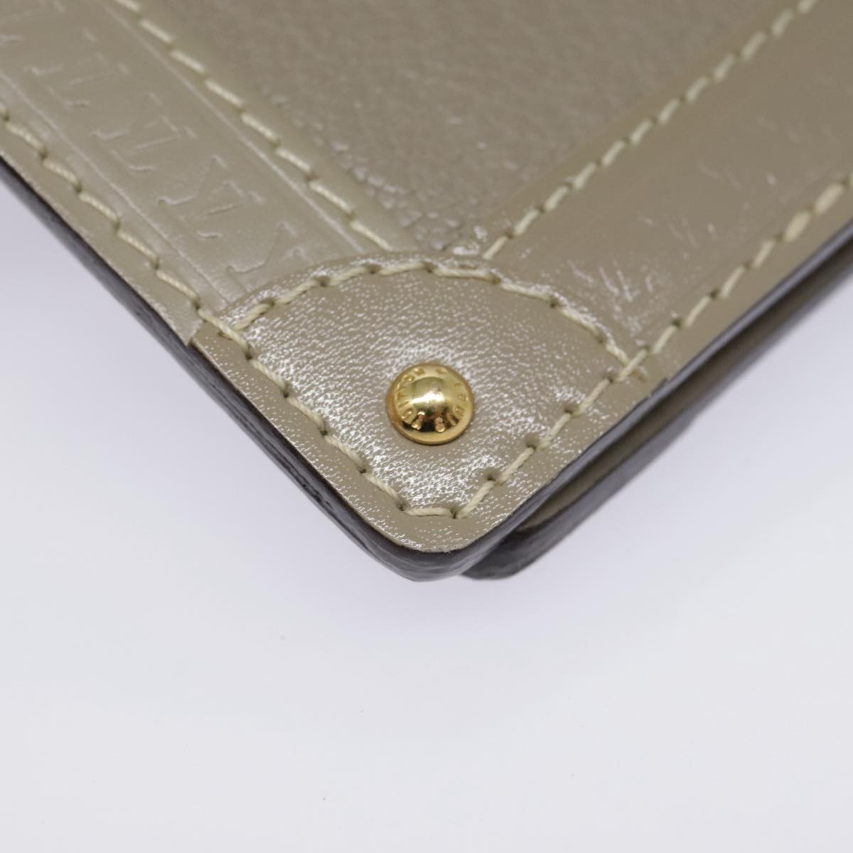 Louis Vuitton Agenda Cover Grey Leather Wallet