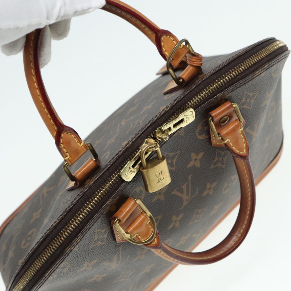 Louis Vuitton Alma Other Canvas Handbag