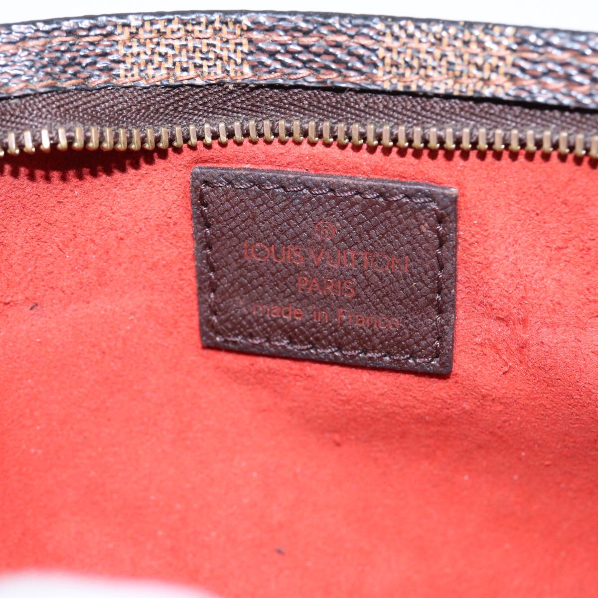 Louis Vuitton Poche Toilette Brown Canvas Clutch Bag
