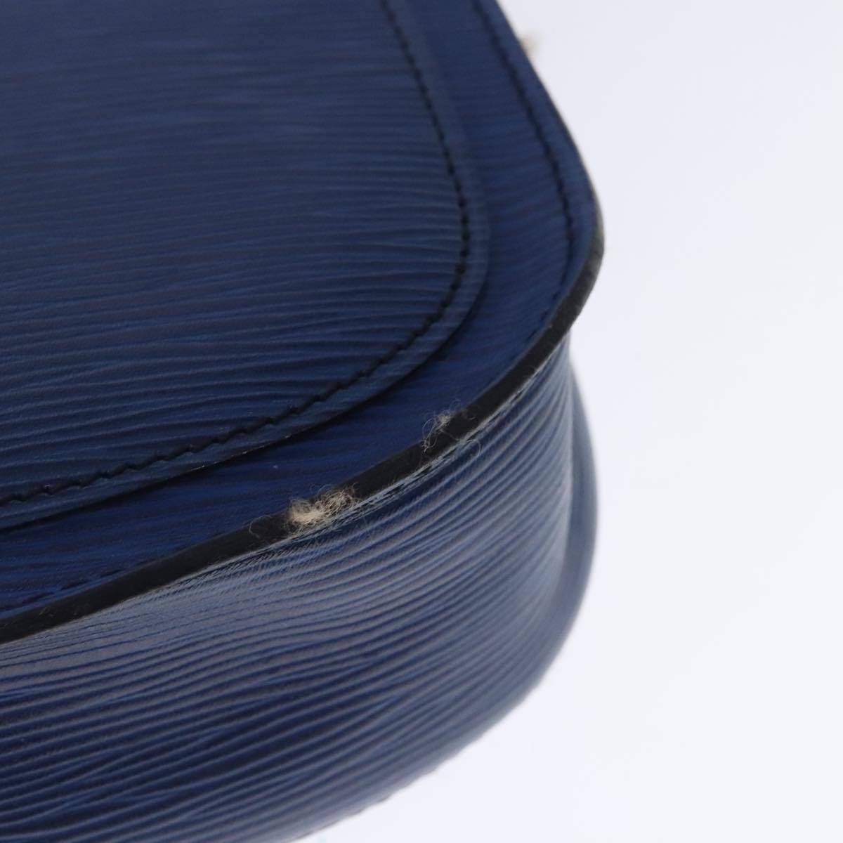 Louis Vuitton Saint Cloud Blue Leather Shoulder Bag