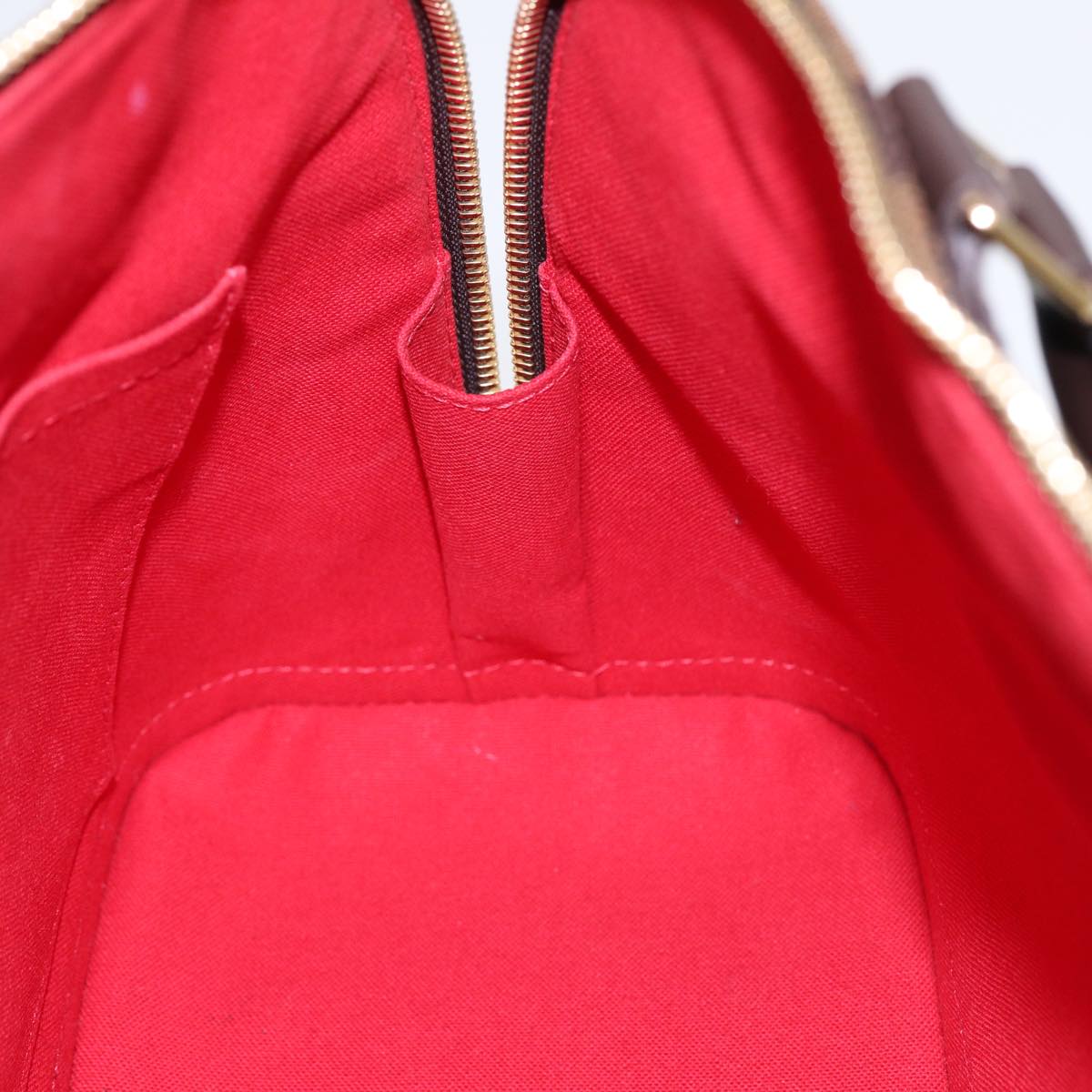 Louis Vuitton Alma Brown Canvas Handbag