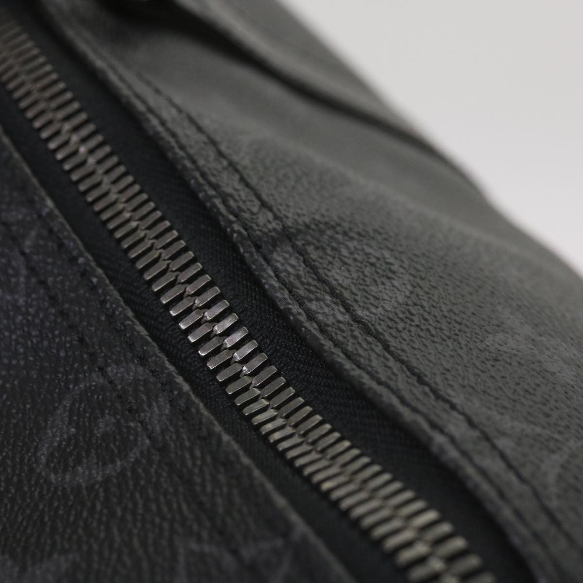 Louis Vuitton Keepall Bandouliere 45 Black Canvas Travel Bag