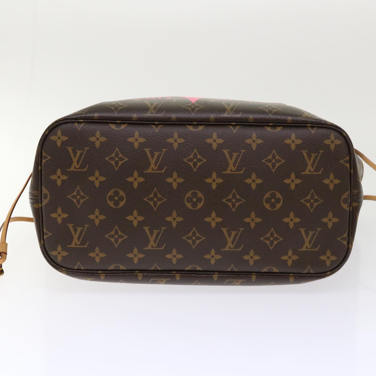 Louis Vuitton Neverfull Mm Brown Canvas Tote Bag