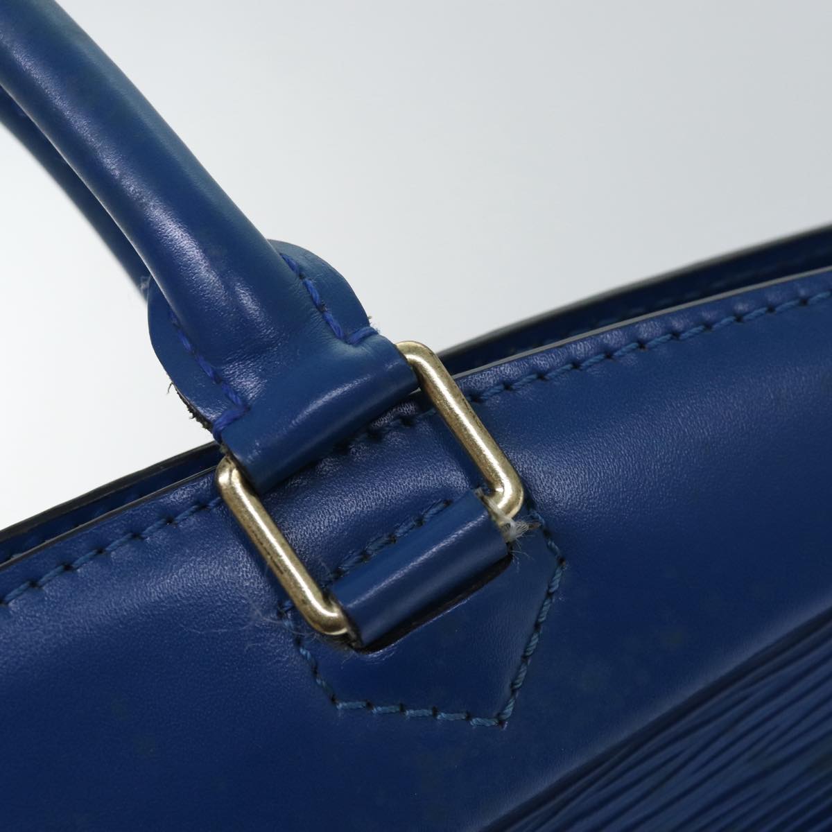 Louis Vuitton Riviera Blue Leather Handbag