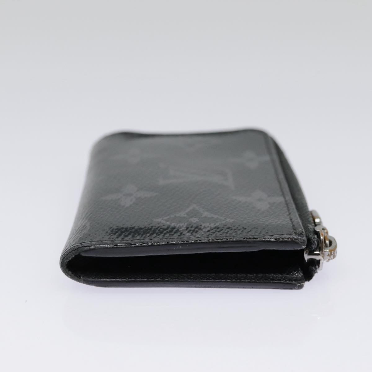 Louis Vuitton Porte Monnaie Jour Black Canvas Wallet