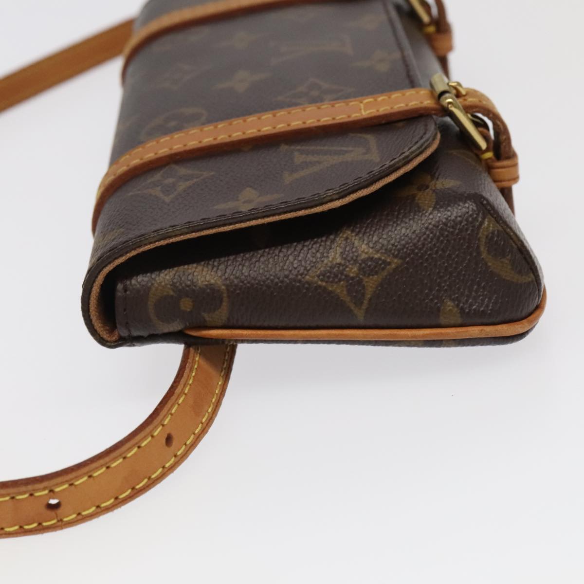 Louis Vuitton Marelle Brown Canvas Shoulder Bag