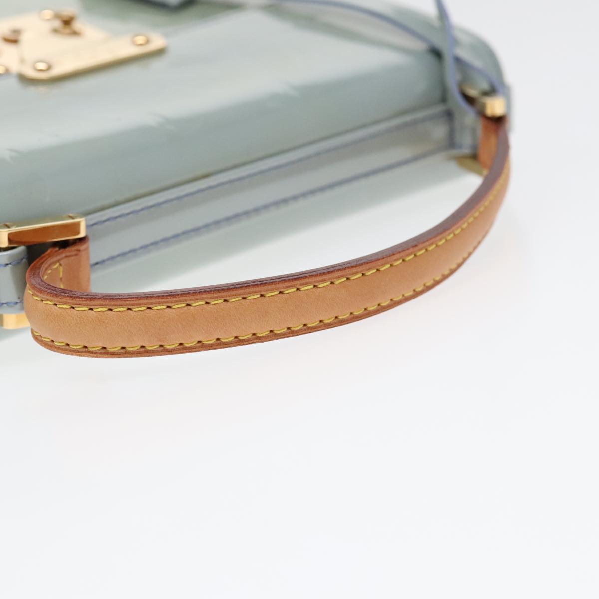 Louis Vuitton Spring Street Grey Patent Leather Handbag