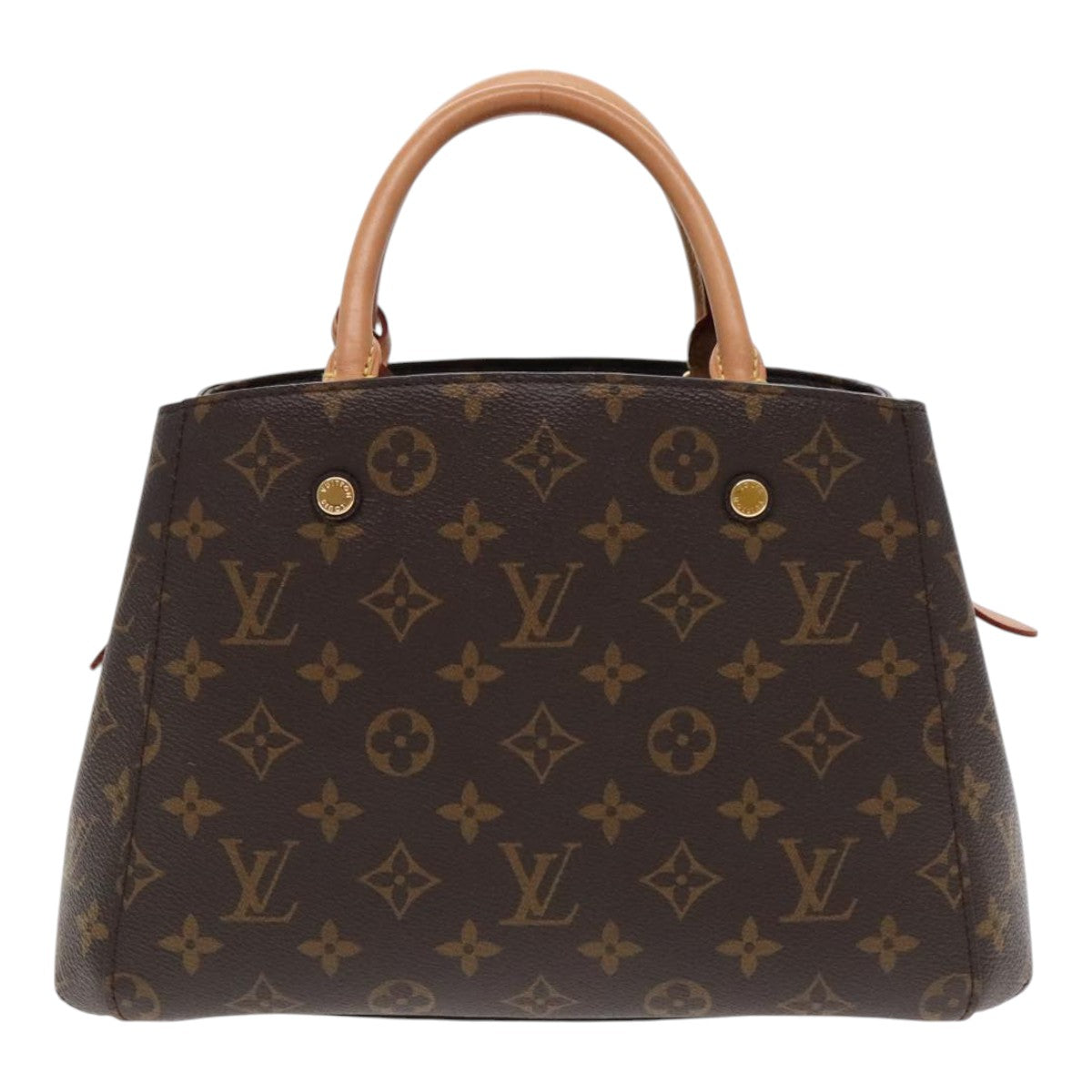 Louis Vuitton Montaigne Brown Canvas Handbag